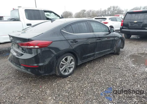 2018 Hyundai Elantra Limited из США, поврежденный, VIN 5NPD84LF6JH286586